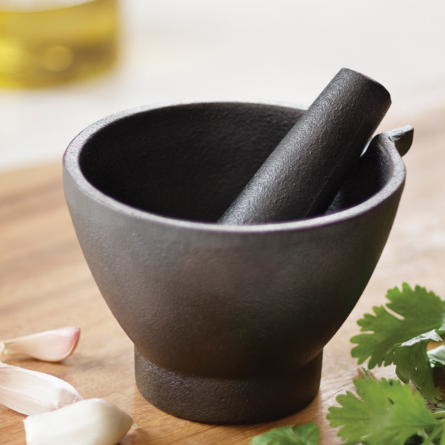 Cast Iron Mortar and Pestle